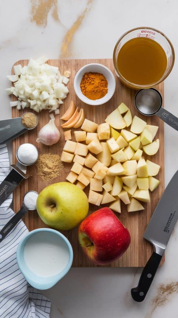 Curried Parsnip & Apple Soup