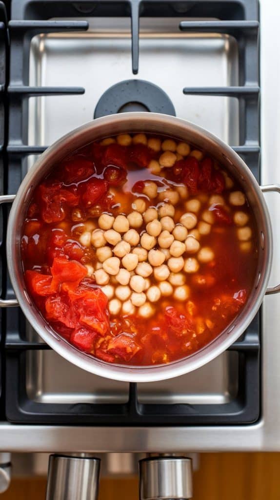 Za’atar Chickpea Tomato Soup