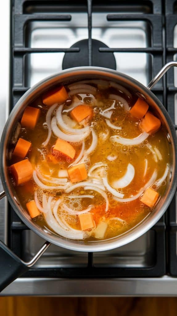 Cozy Miso Ginger Sweet Potato Soup