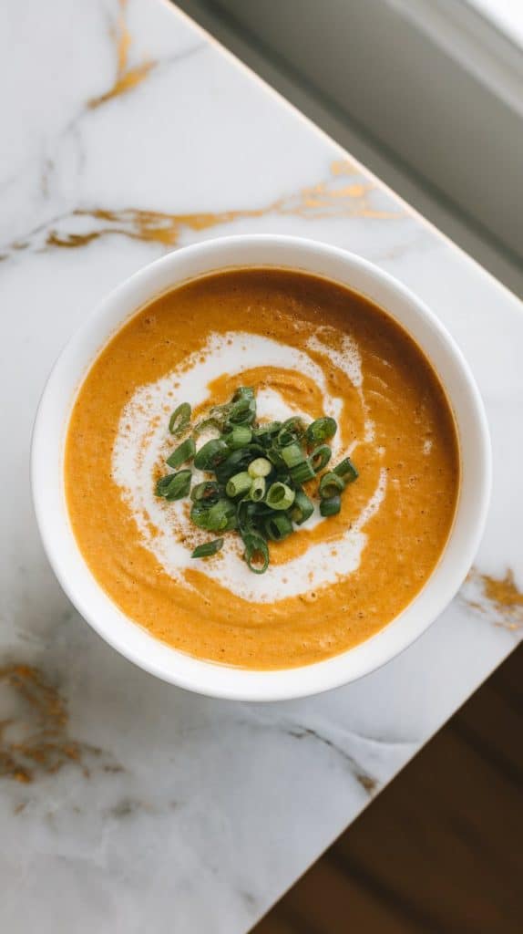 Cozy Miso Ginger Sweet Potato Soup
