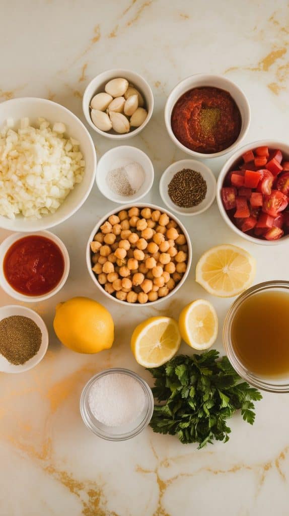 Za’atar Chickpea Tomato Soup