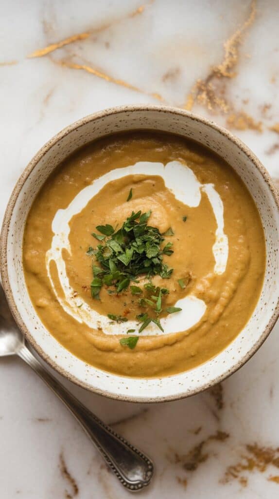Curried Parsnip & Apple Soup