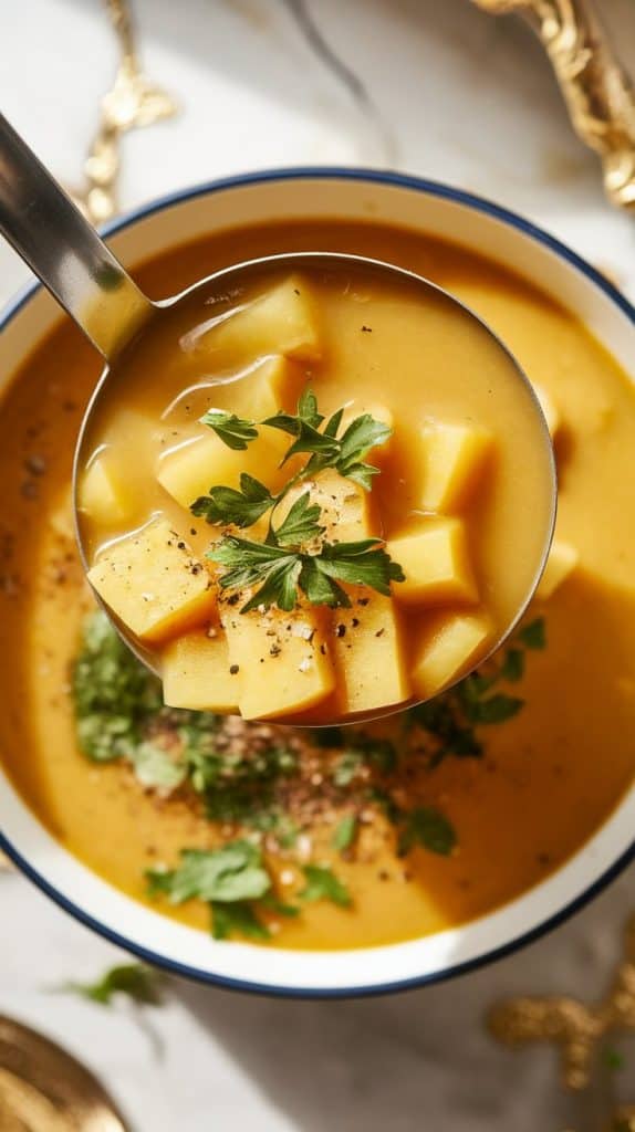 Curried Parsnip & Apple Soup