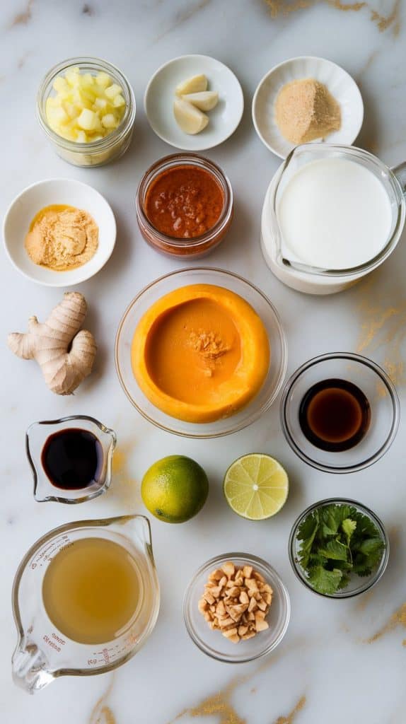 Spicy Thai Peanut Pumpkin Soup