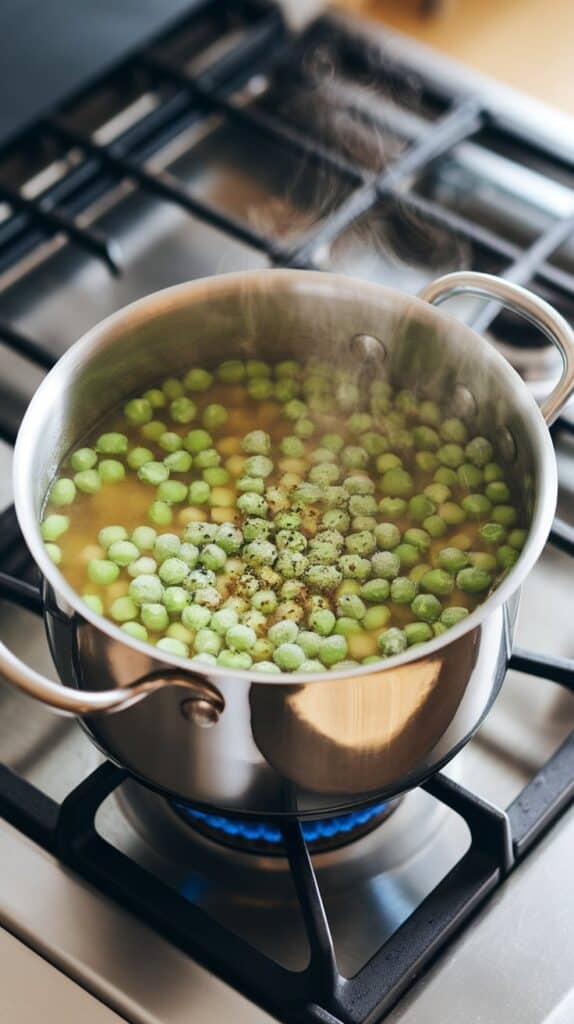 Green Pea & Basil Soup