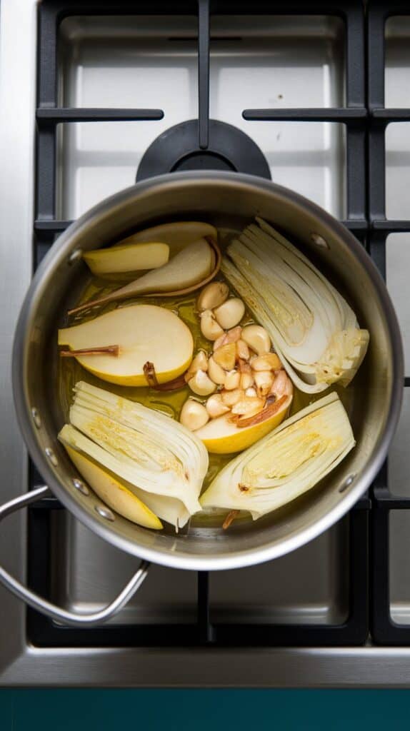 Roasted Fennel and Pear Soup