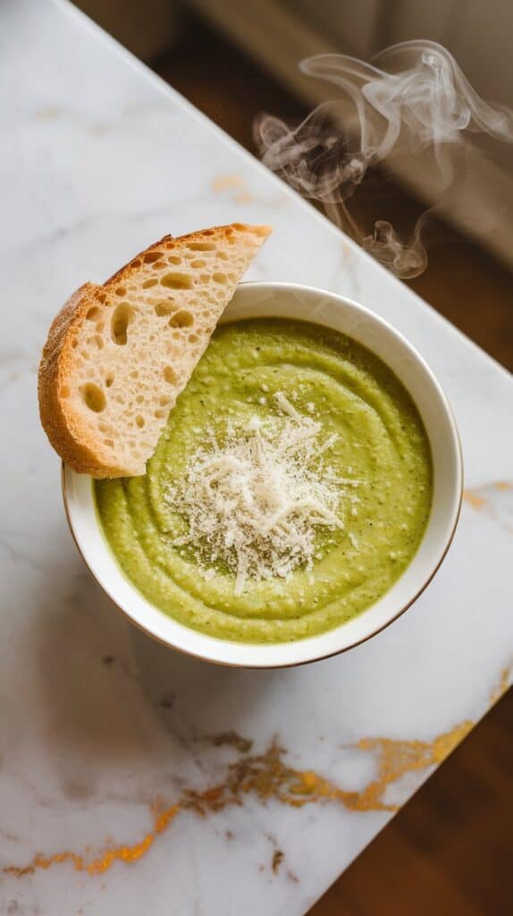 Zucchini Pesto Soup