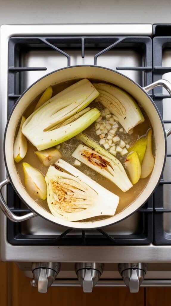 Roasted Fennel and Pear Soup