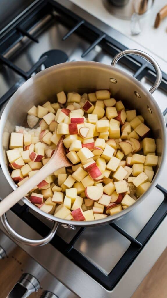 Rutabaga & Apple Soup —