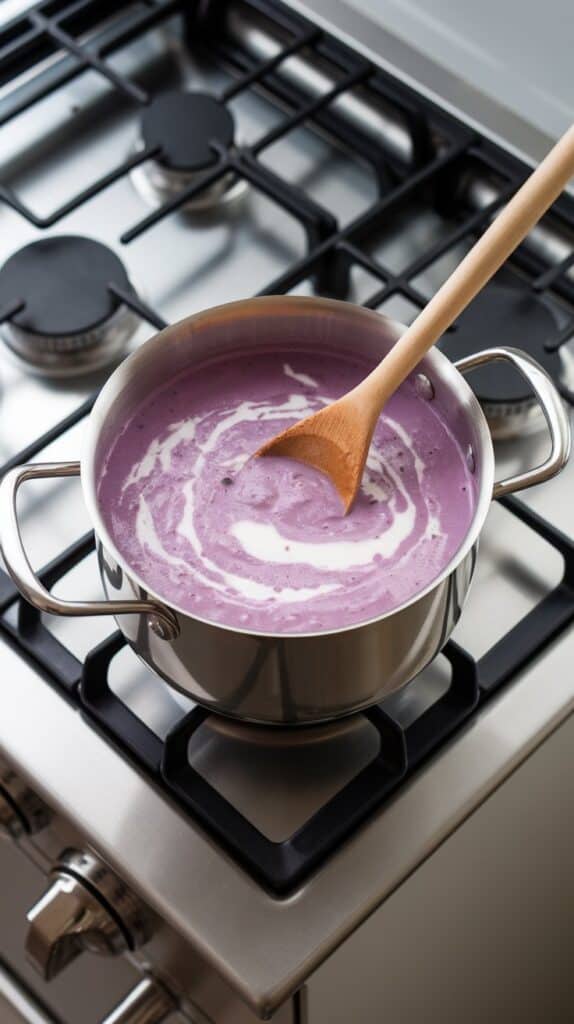 Purple Sweet Potato & Ginger Soup