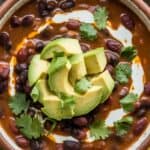 Smoky Black Bean & Plantain Soup