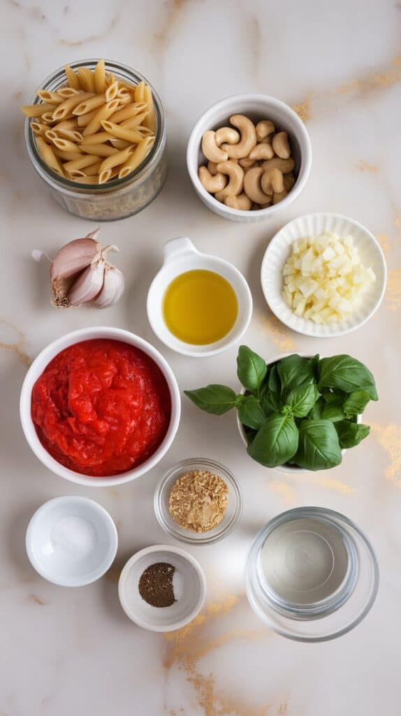 Creamy Vegan Tomato Cashew Pasta