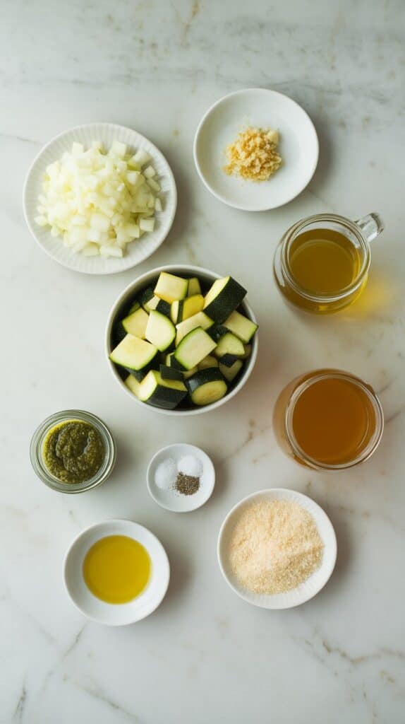 Zucchini Pesto Soup