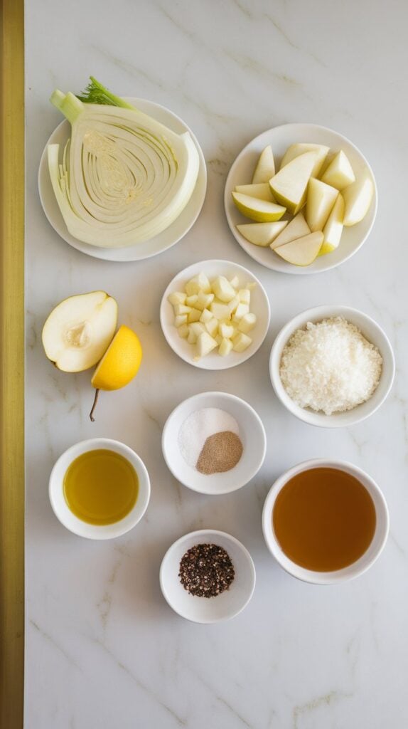Roasted Fennel and Pear Soup