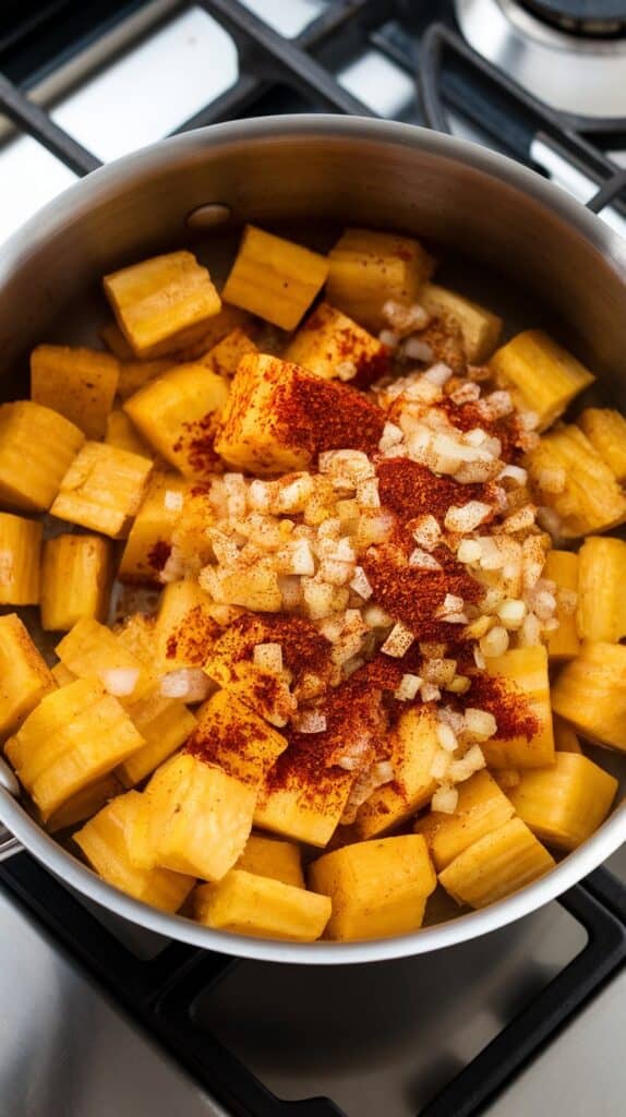 Smoky Black Bean & Plantain Soup