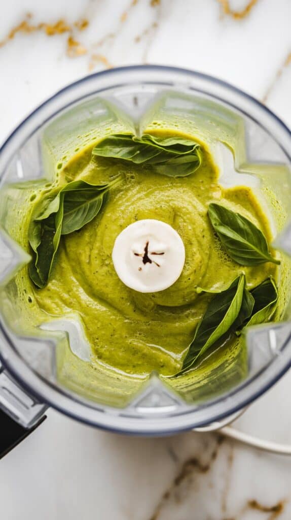 Green Pea & Basil Soup