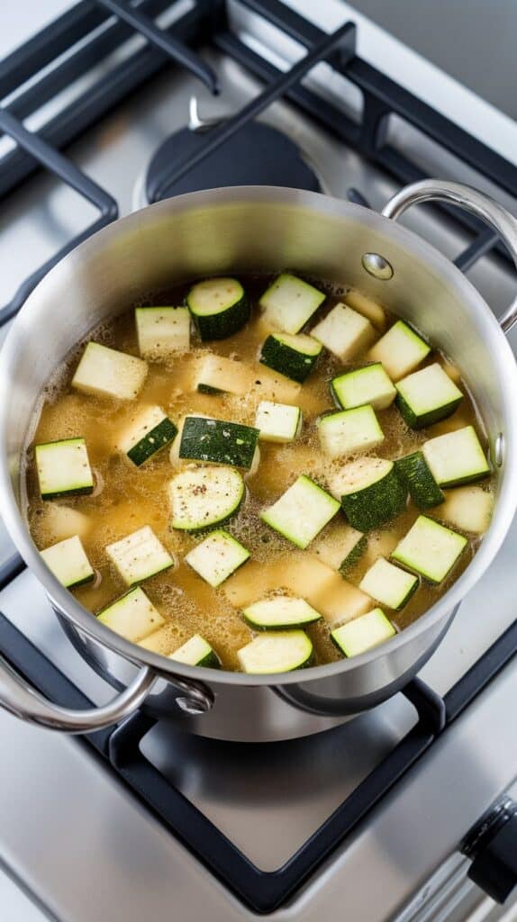 Zucchini Pesto Soup