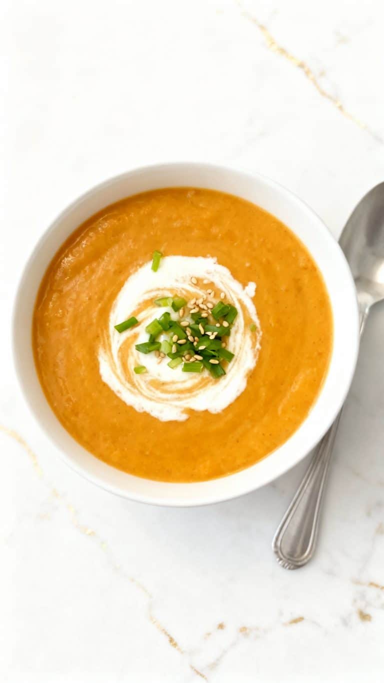 Cozy Miso Ginger Sweet Potato Soup