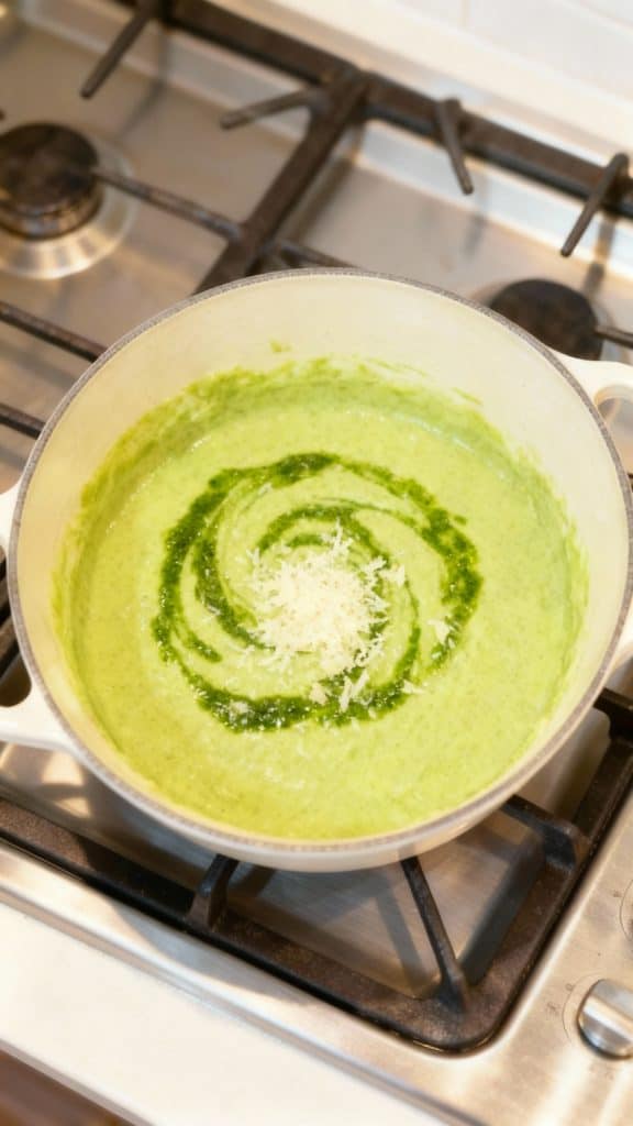 Zucchini Pesto Soup
