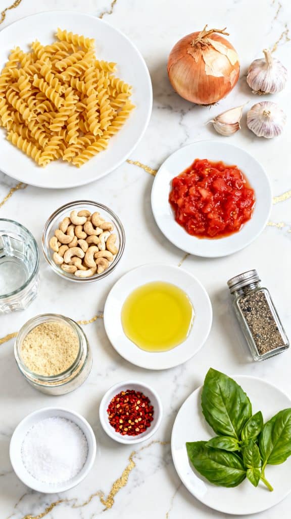 Creamy Vegan Tomato Cashew Pasta