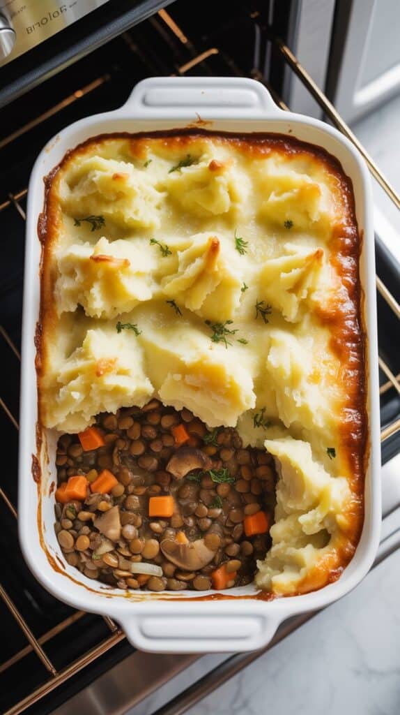 Lentil & Mushroom Shepherd’s Pie