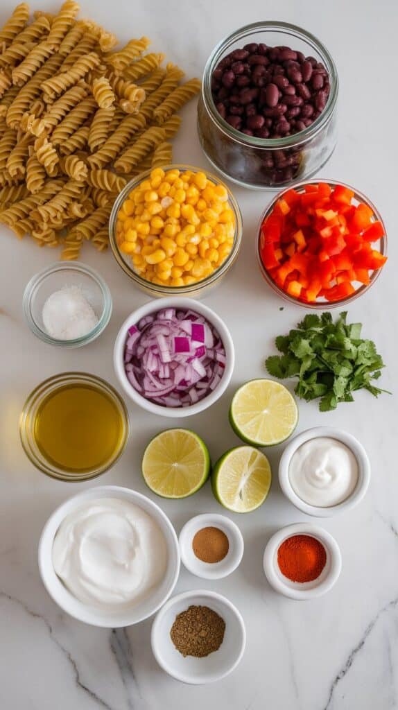 Southwest Black Bean Pasta Salad