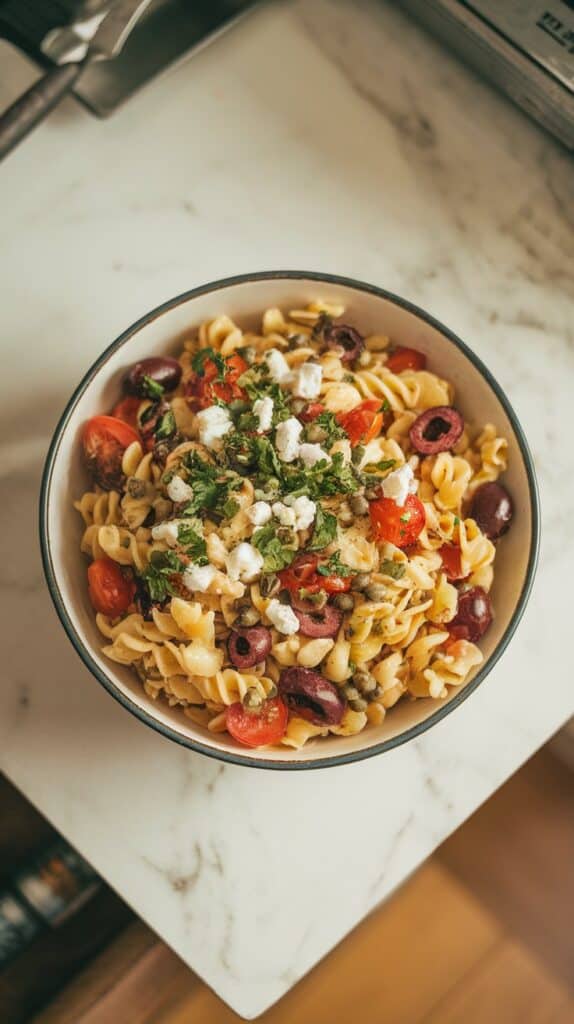 Simple & Fresh Salad Pasta