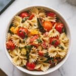 Roasted Veggie Balsamic Pasta Salad