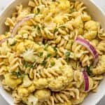 Curried Cauliflower Pasta Salad