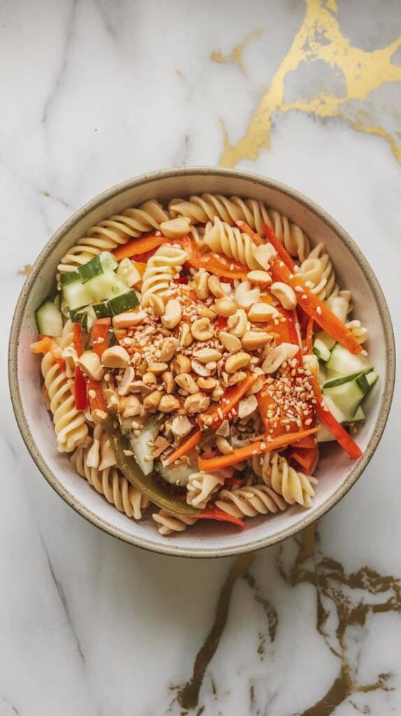 Thai Peanut Pasta Salad