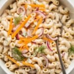 Creamy Dill Pickle Pasta Salad