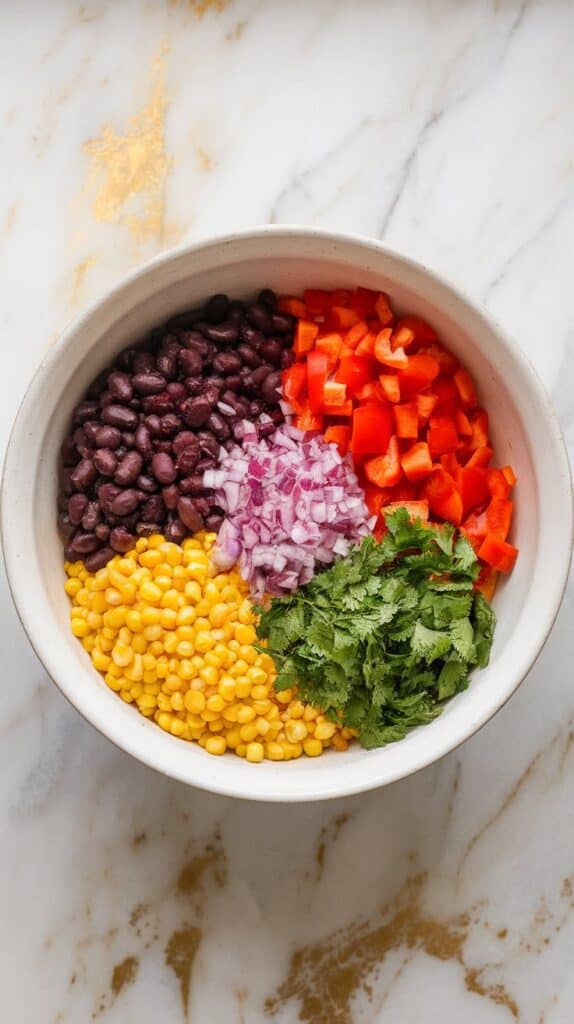 Southwest Black Bean Pasta Salad