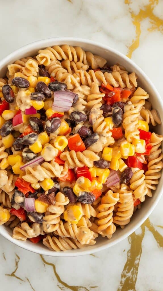 Southwest Black Bean Pasta Salad
