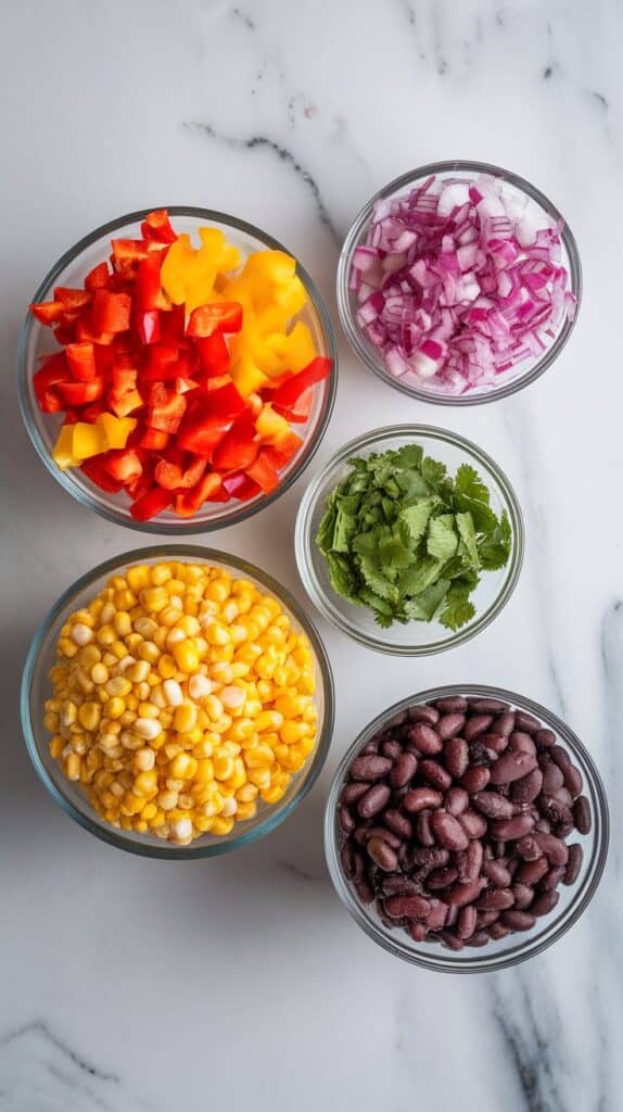 Southwest Black Bean Pasta Salad