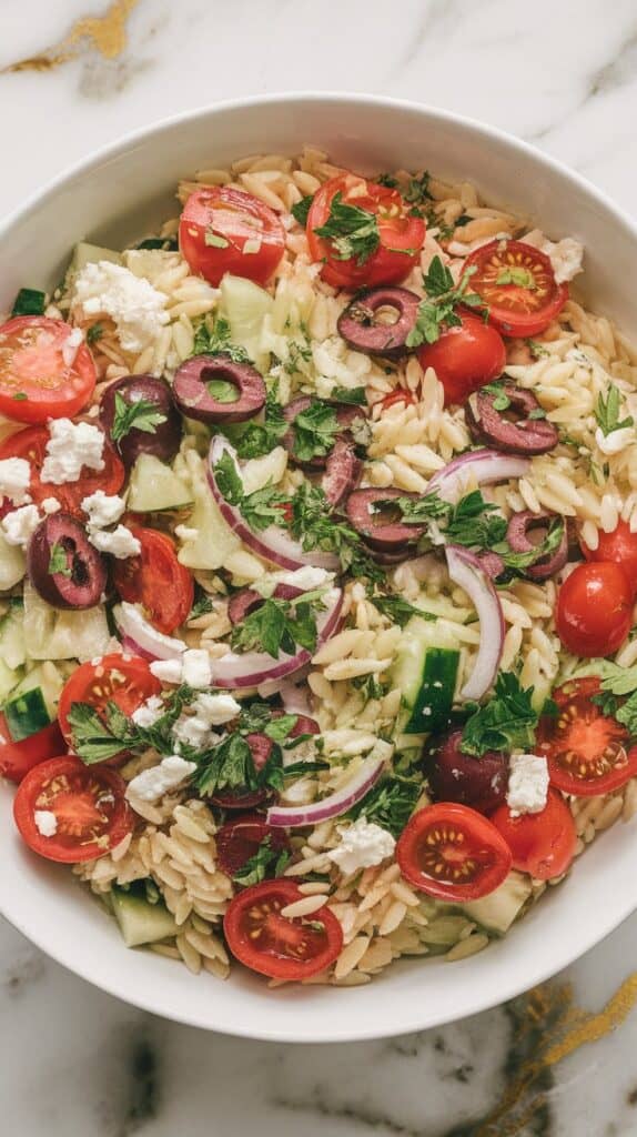 Greek-Inspired Orzo Salad