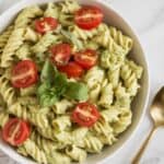 Avocado Pesto Pasta Salad