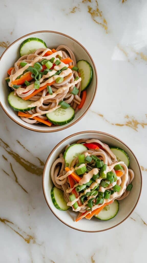Miso-Ginger Udon Salad