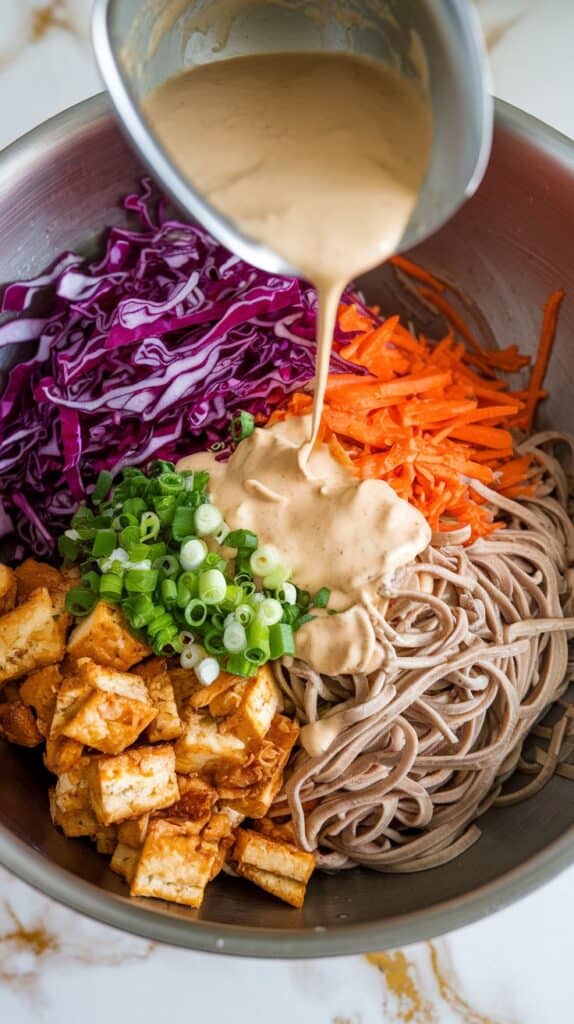 Tofu & Sesame Soba Salad