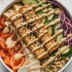 Miso Tahini Tofu Power Bowl