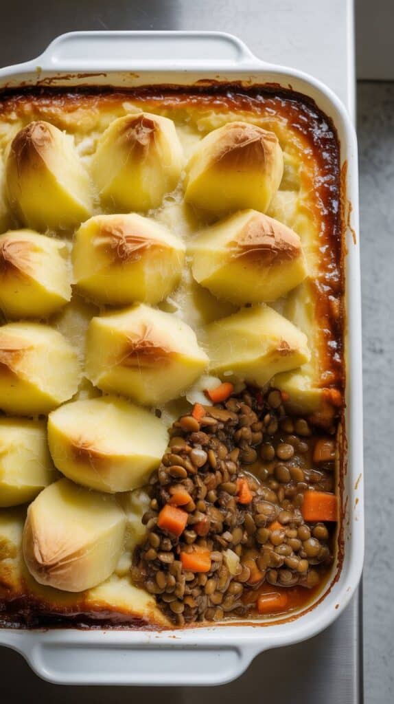 Lentil & Mushroom Shepherd’s Pie