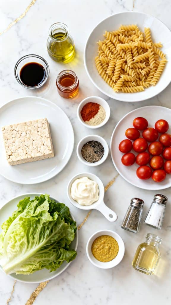 Vegan BLT Pasta Salad