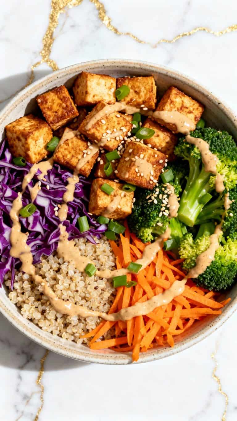 Miso Tahini Tofu Power Bowl