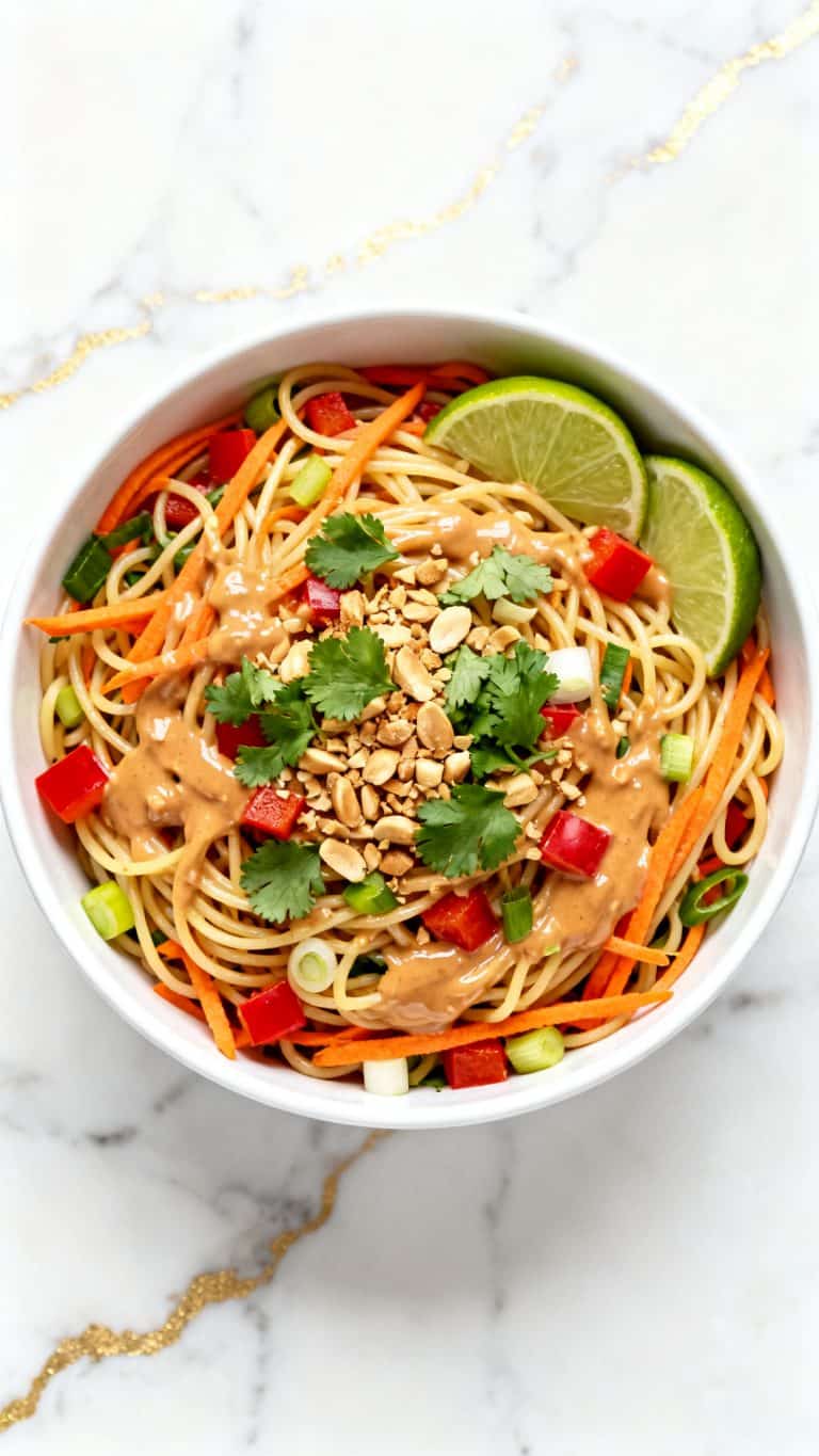 Thai Peanut Pasta Salad