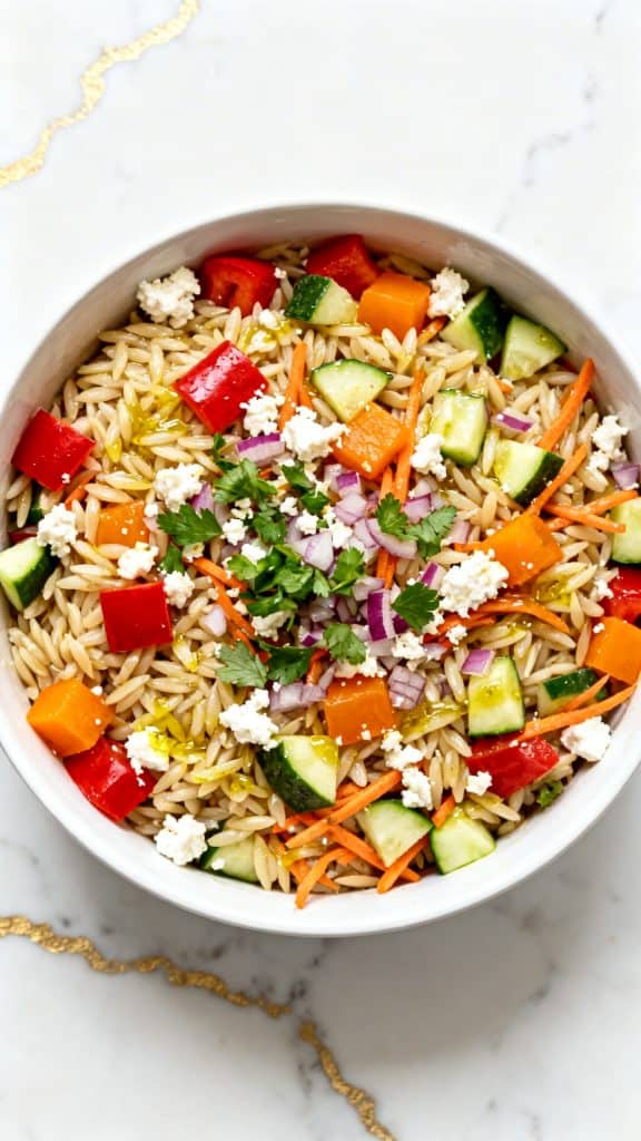 Caprese-Style Vegan Pasta Salad