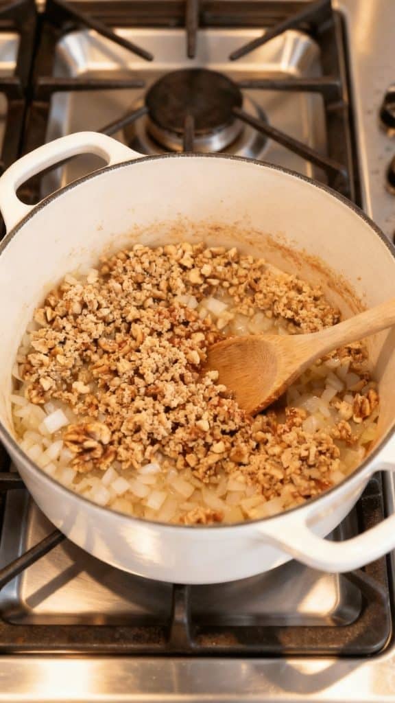 Lentil Walnut Taco Meat Lettuce Wraps