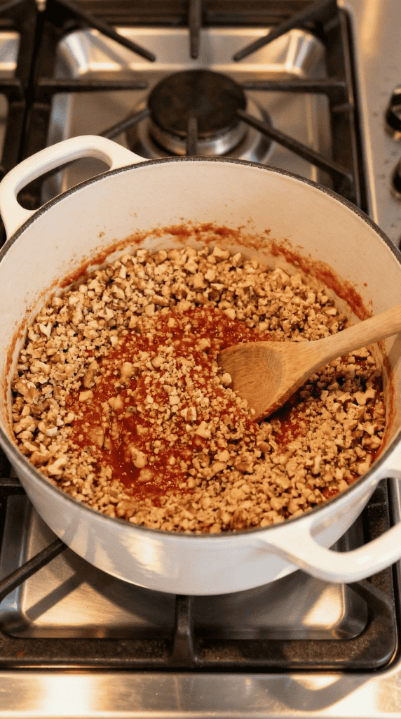 Lentil Walnut Taco Meat Lettuce Wraps