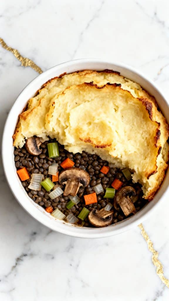 Lentil & Mushroom Shepherd&rsquo;s Pie