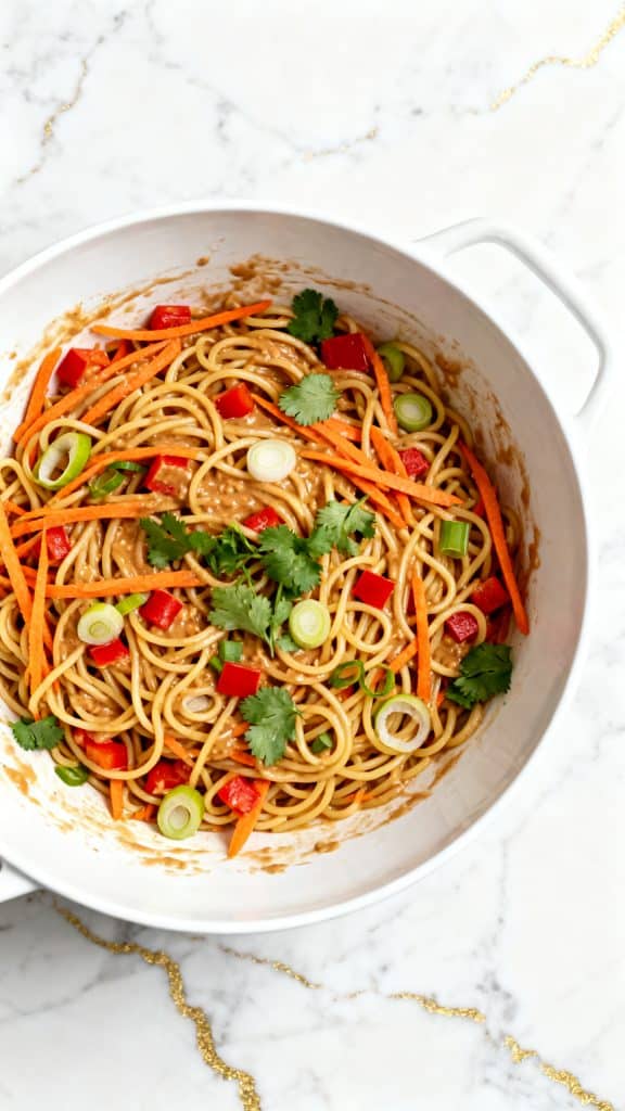Thai Peanut Pasta Salad
