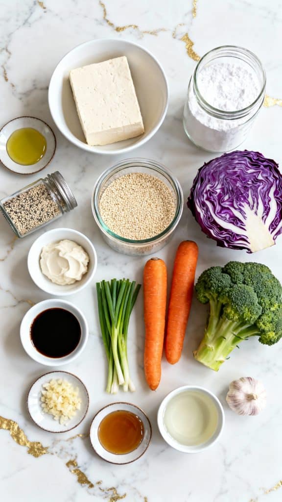 Miso Tahini Tofu Power Bowl