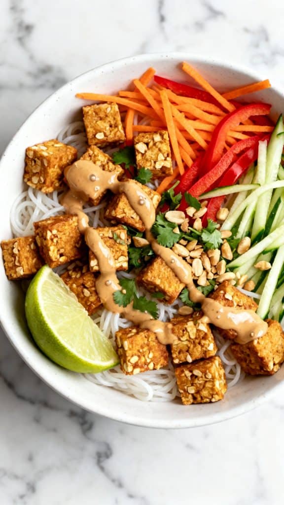 Tempeh Noodle Bowls 